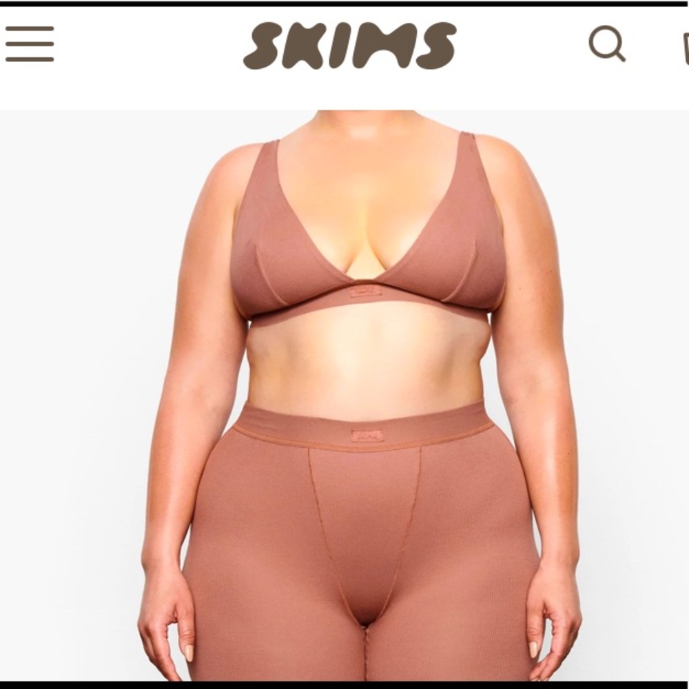 BRAND NEW W/ TAG PLUS SKIMS COTTON BOXER + BRA SET